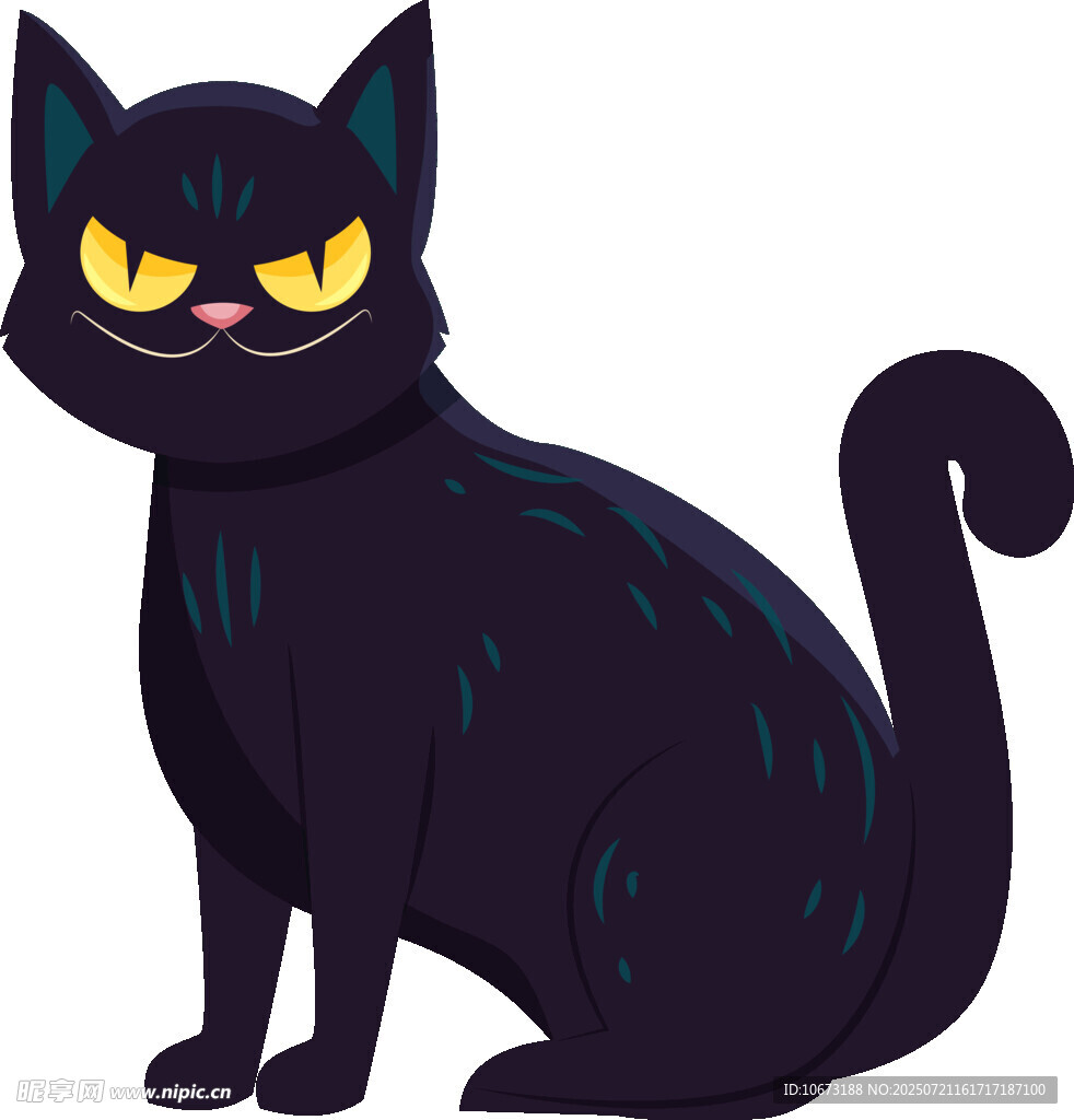 黑猫插画