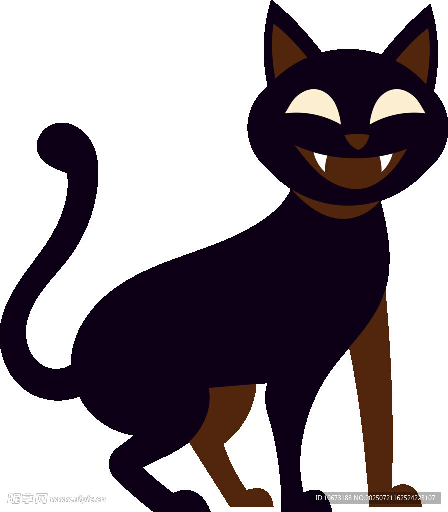黑猫卡通形象