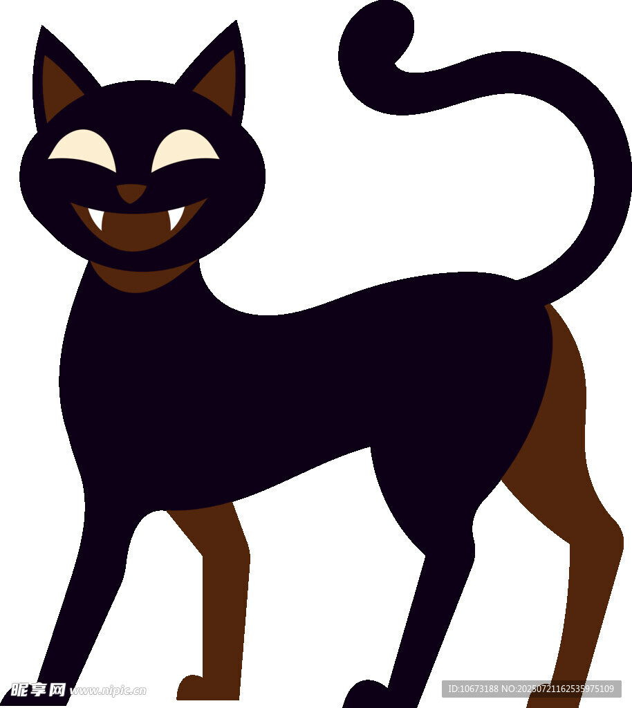 黑猫卡通形象