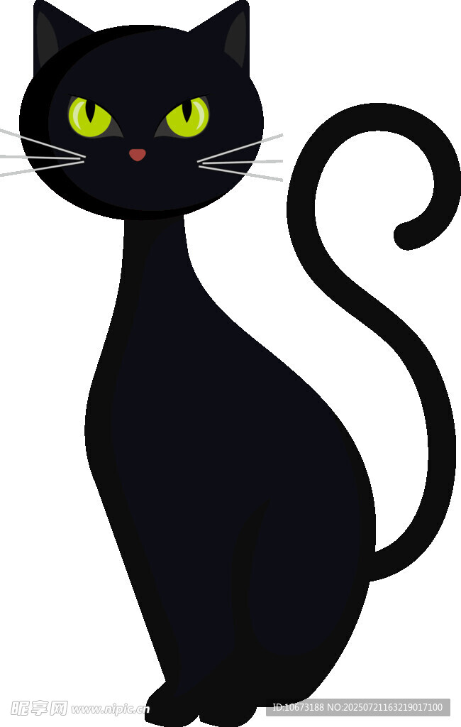 黑猫插画