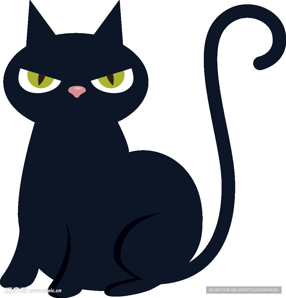 黑猫插画