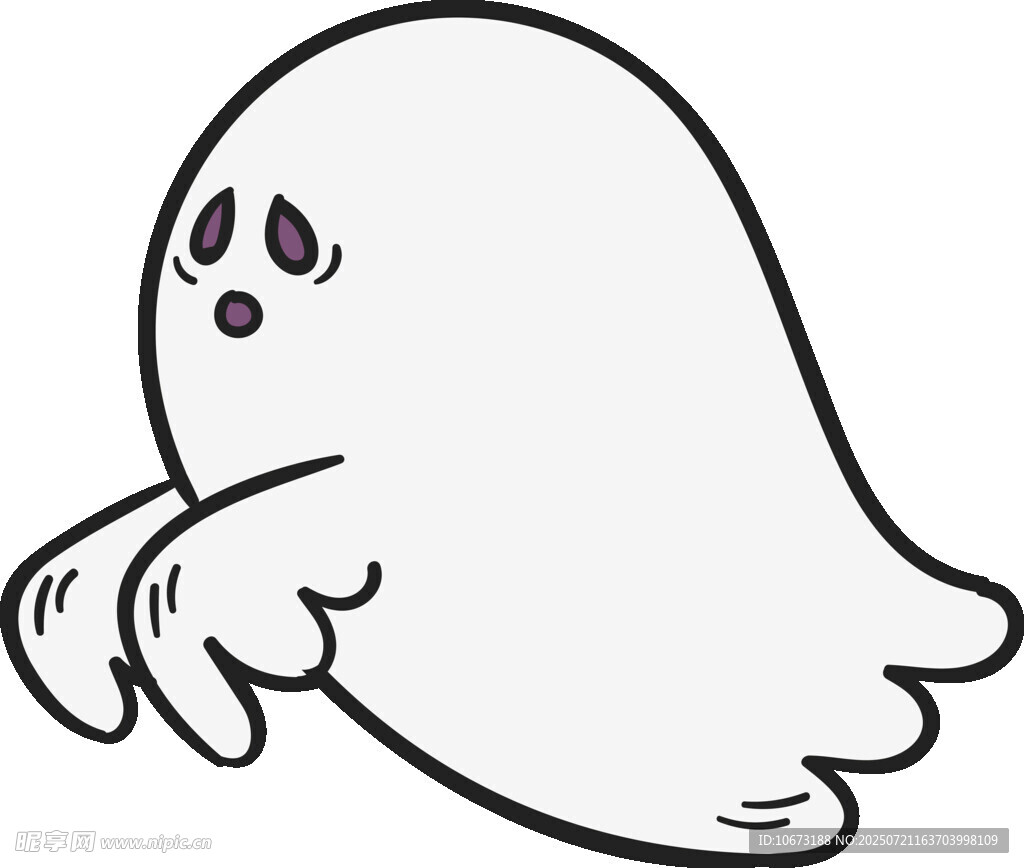 可爱幽灵卡通形象