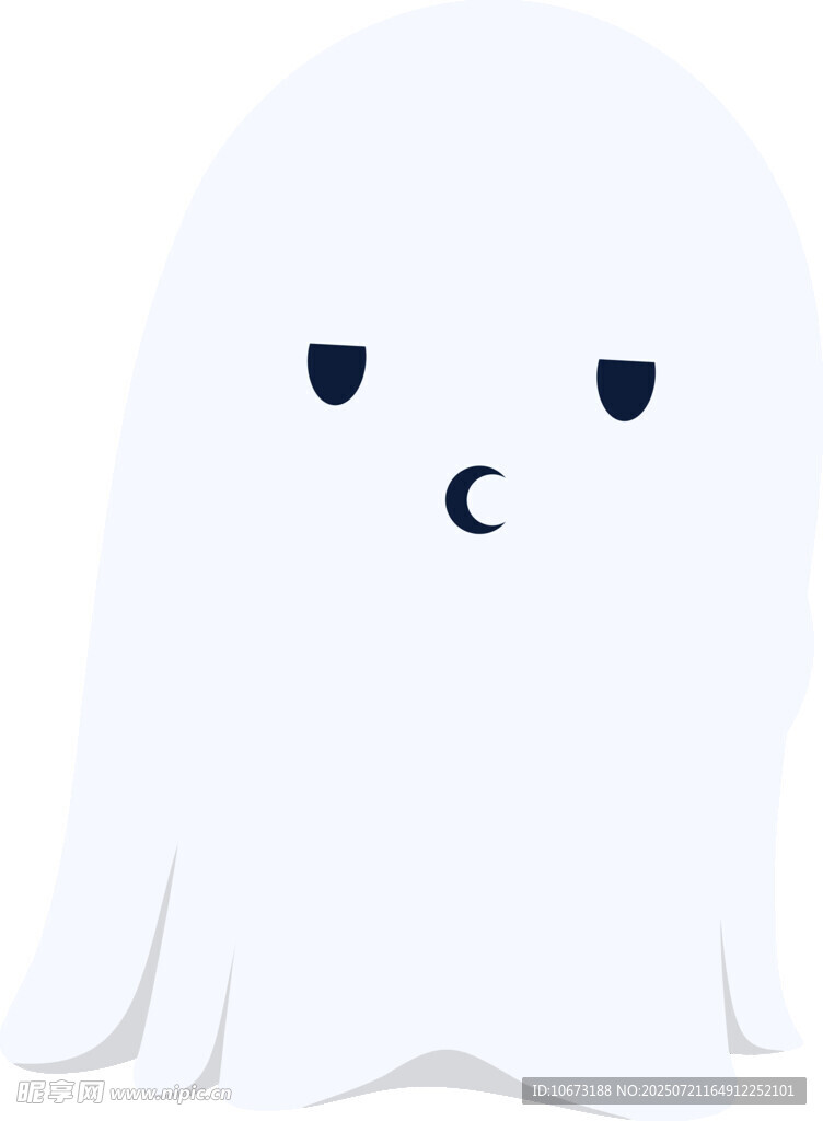 可爱幽灵插画形象