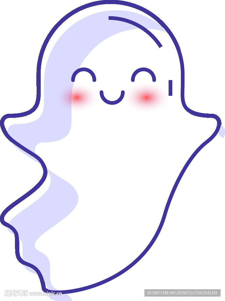 可爱幽灵卡通形象