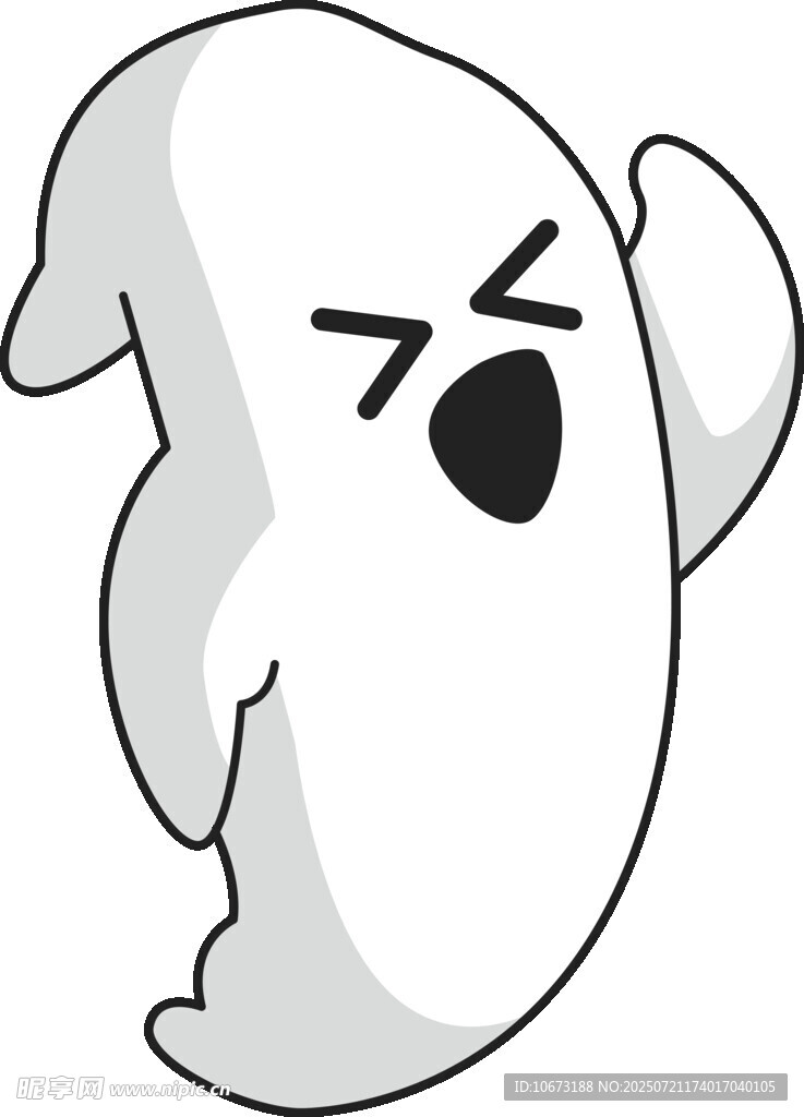 可爱幽灵卡通形象