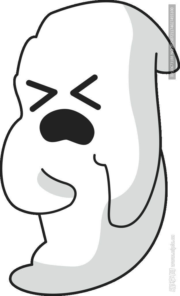 悲伤幽灵卡通形象