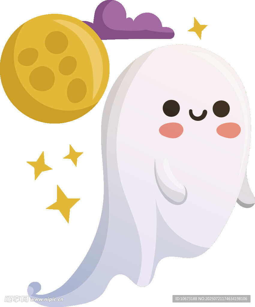 月夜可爱幽灵