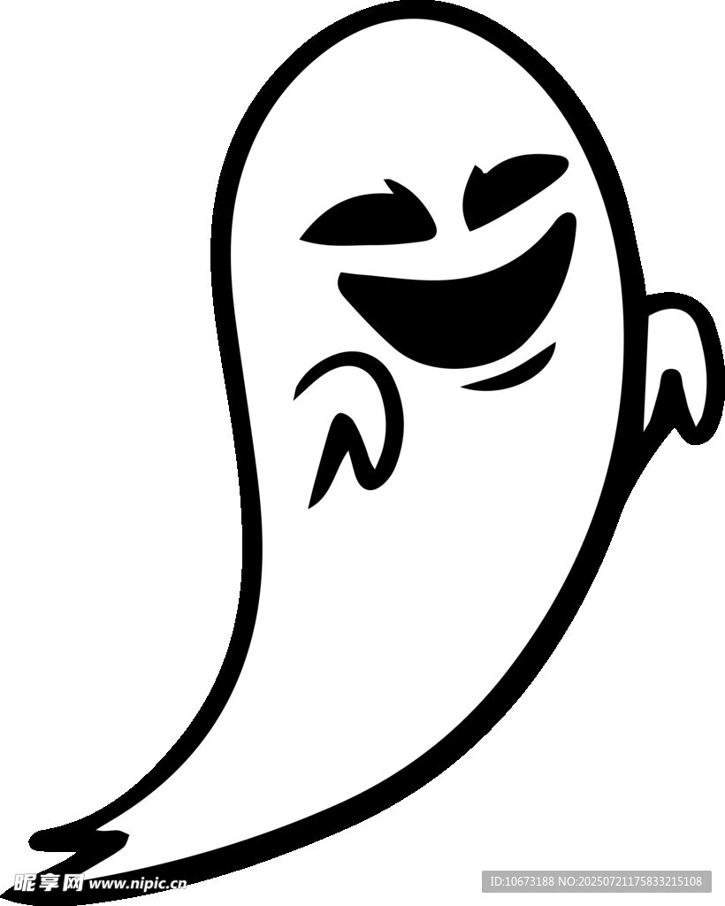 可爱幽灵卡通形象