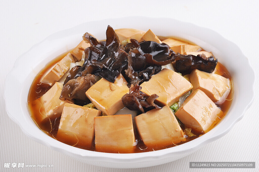 大白菜烧老豆腐