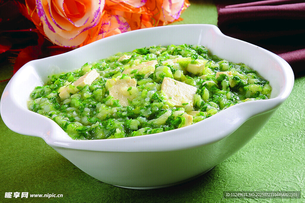小白菜烩豆腐