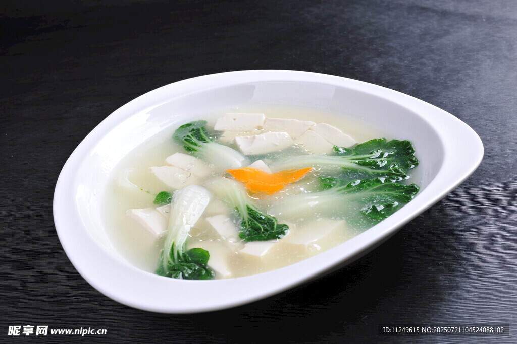 小白菜烩豆腐