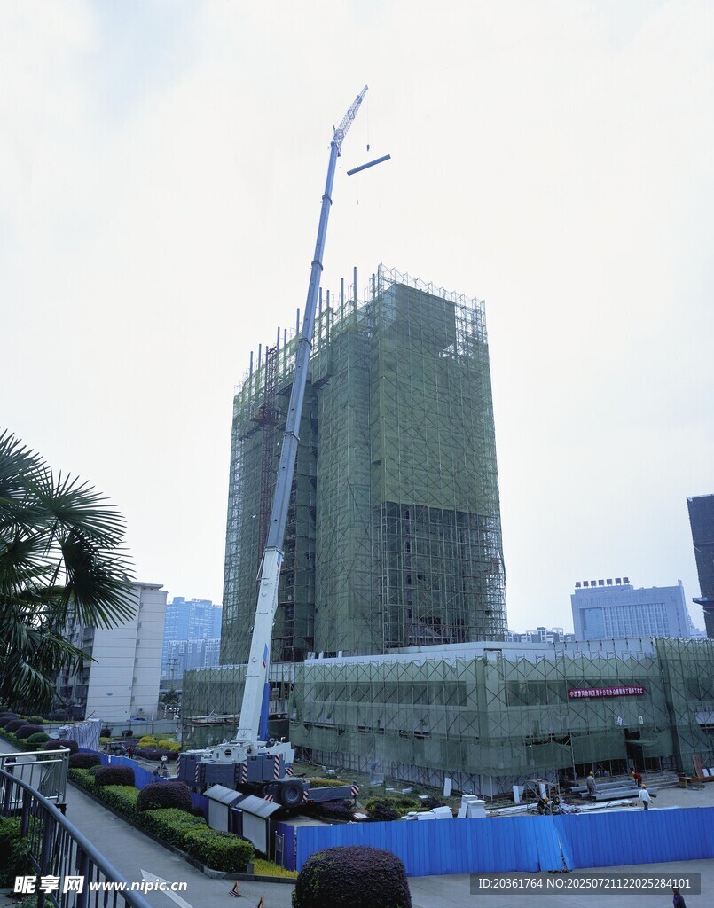 高楼施工场景