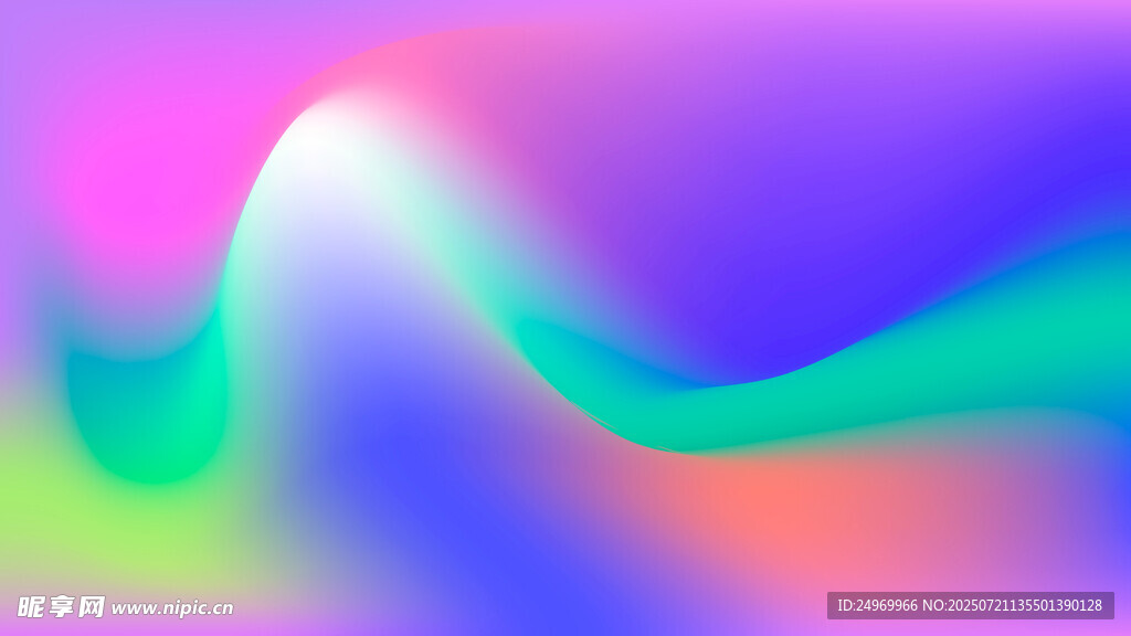 梦幻渐变流体背景图