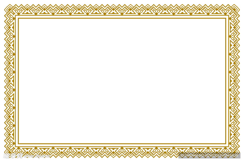 金色精美边框