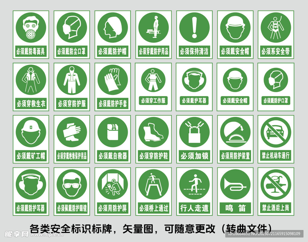 安全标识标牌集合