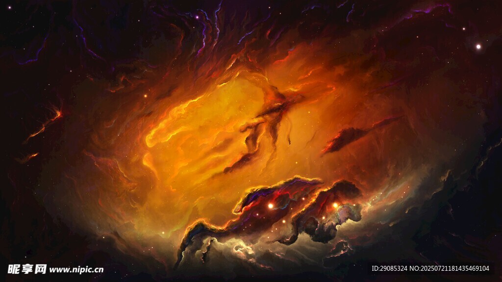 奇幻宇宙中的神秘景象