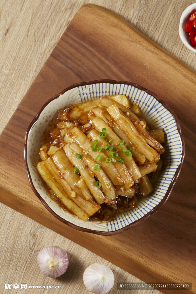 去皮茄条 竖版 正面照