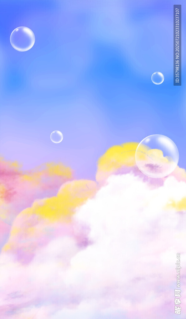 梦幻云端的气泡美景