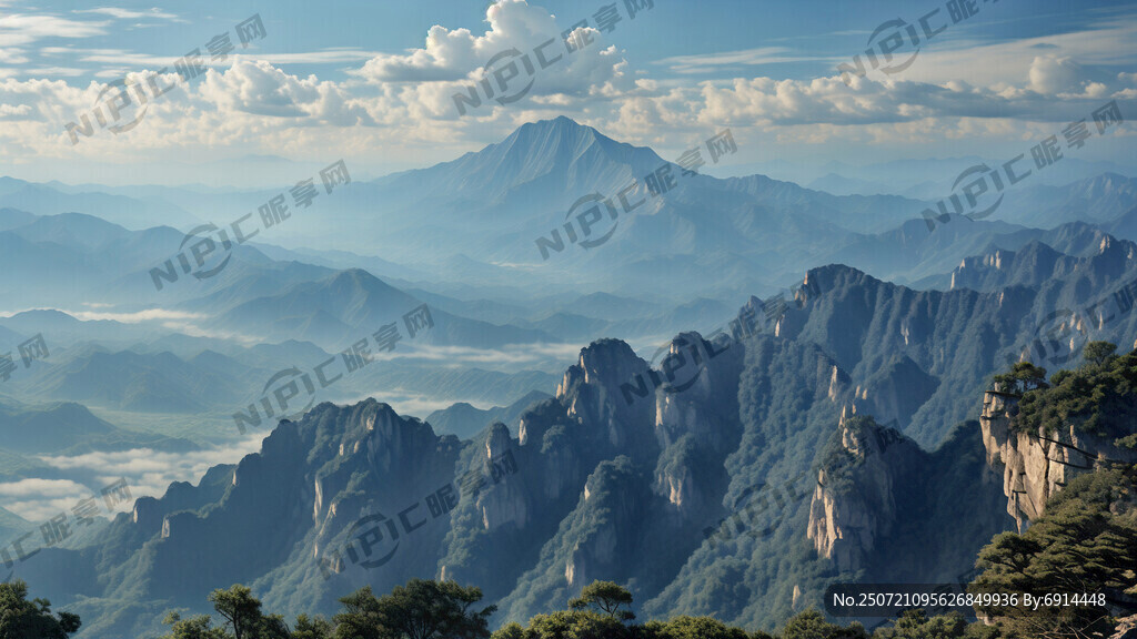 十万大山 广阔的蓝天