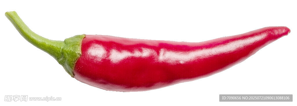 鲜红尖椒特写