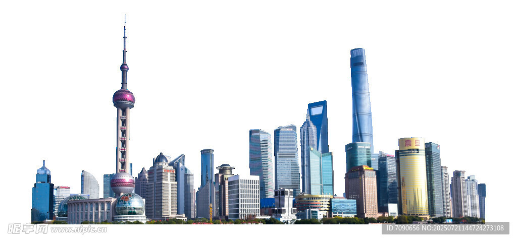上海城市天际线景观