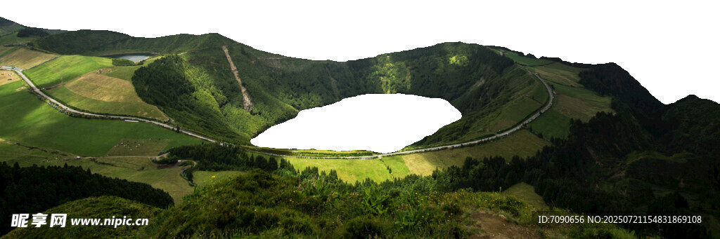 山间绿地美景