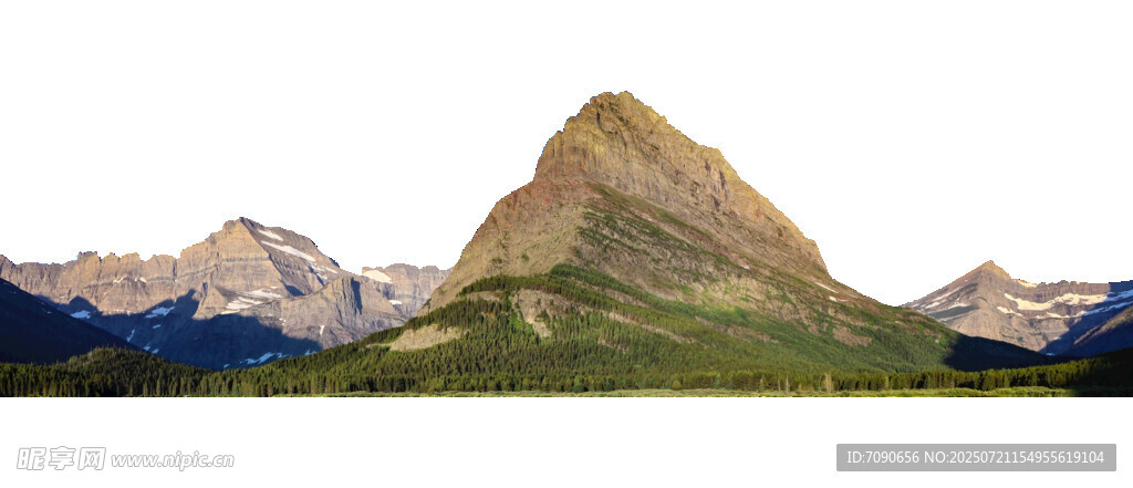 壮丽山峰景观