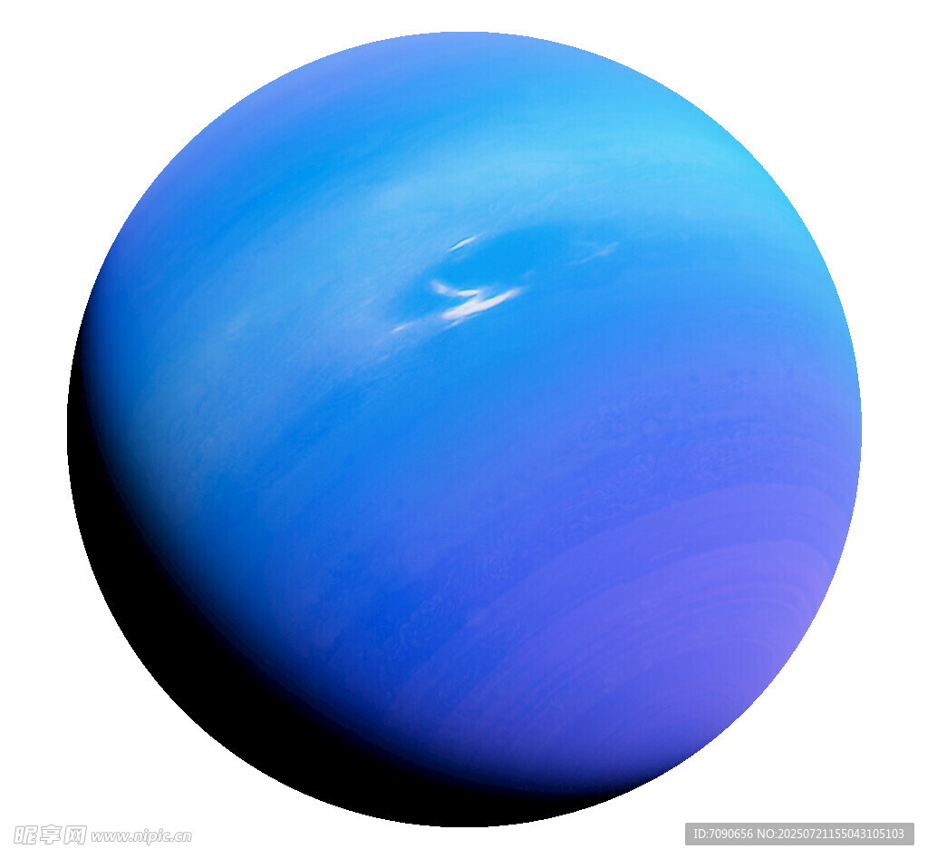 蓝色星球海王星特写