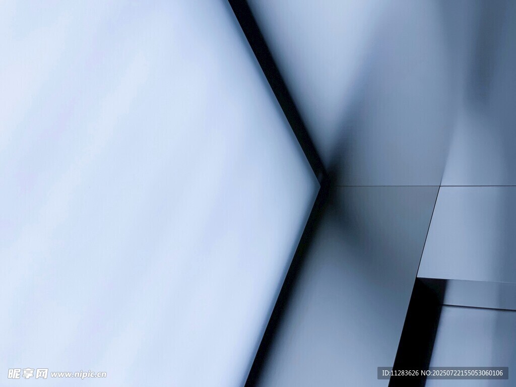抽象几何建筑线条画面