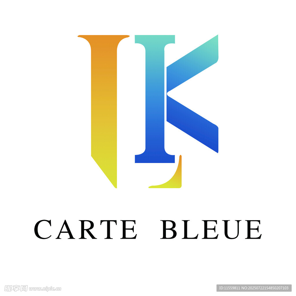 LK 字母设计LOGO设计 