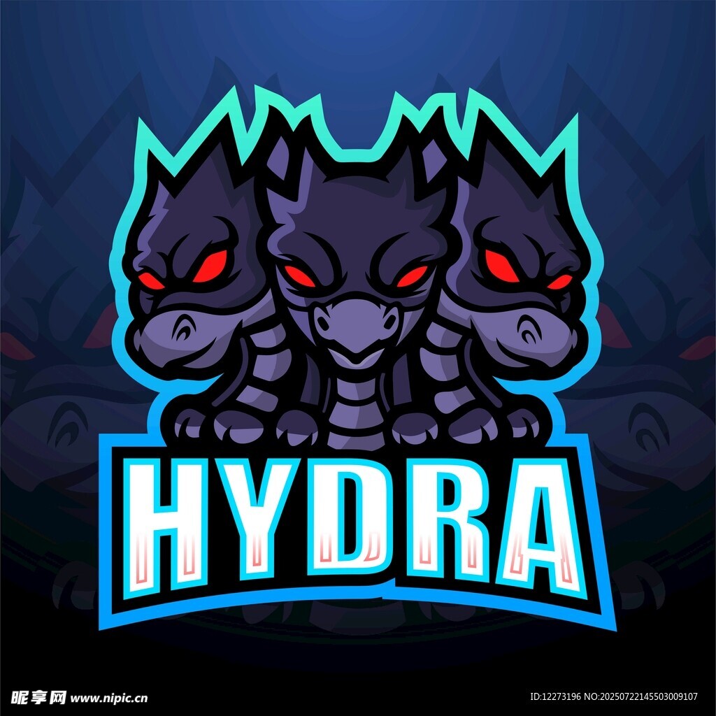 三头怪兽Hydra标志
