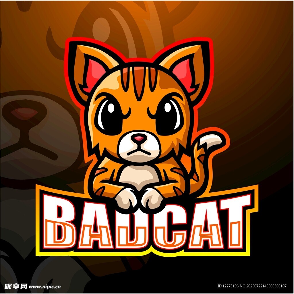 可爱BADCAT卡通猫咪形象