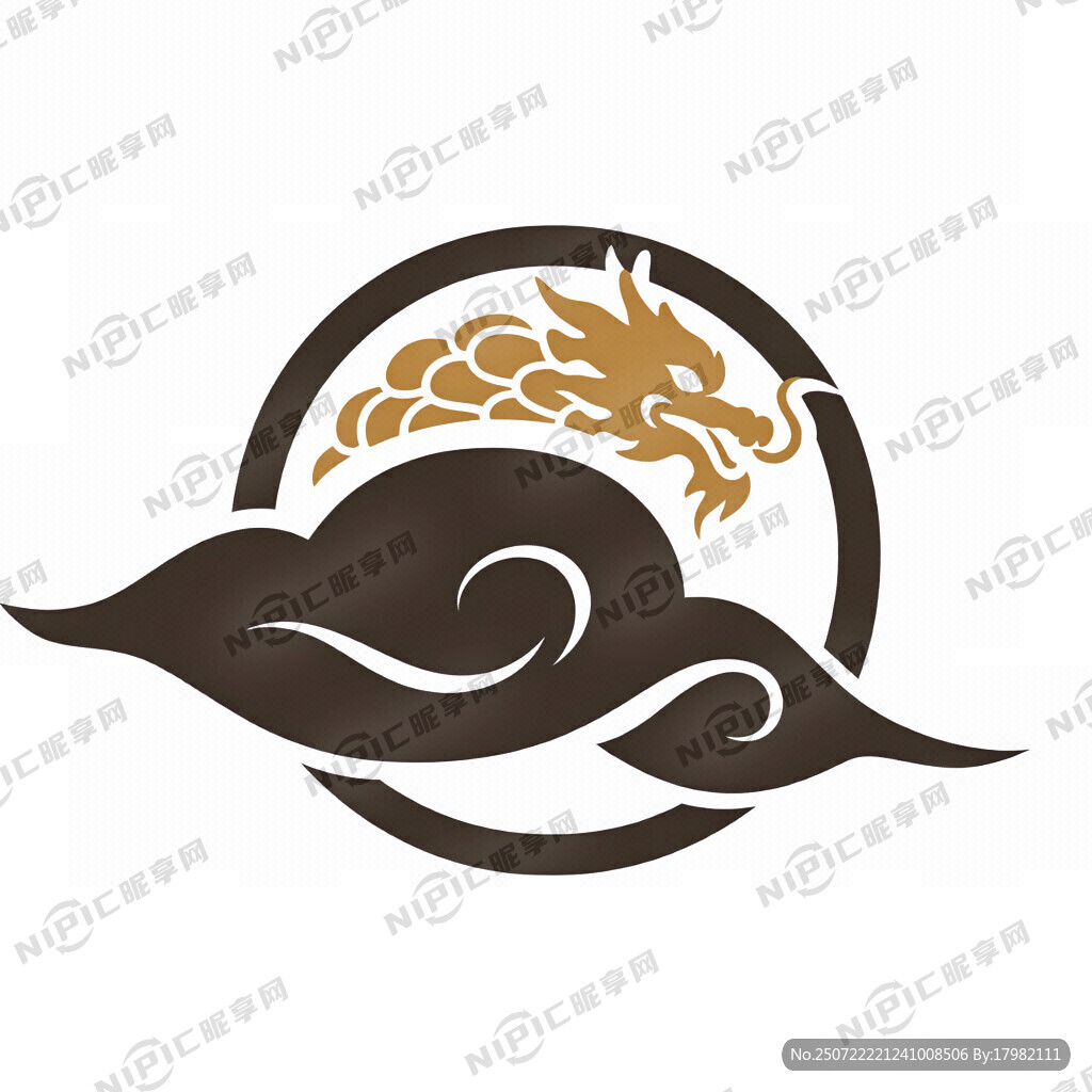 帮我设计一个龍雲宾馆的标志