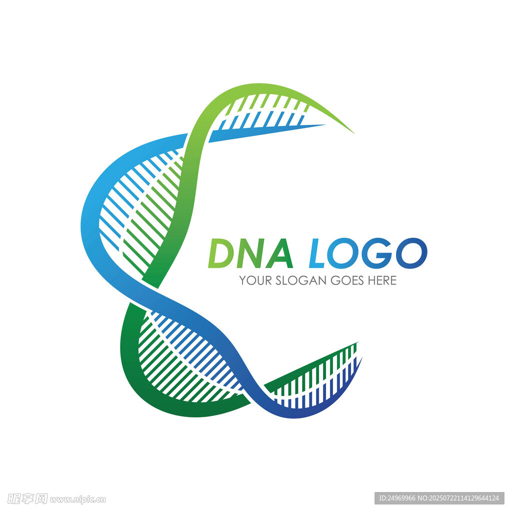 DNA主题创意标志设计