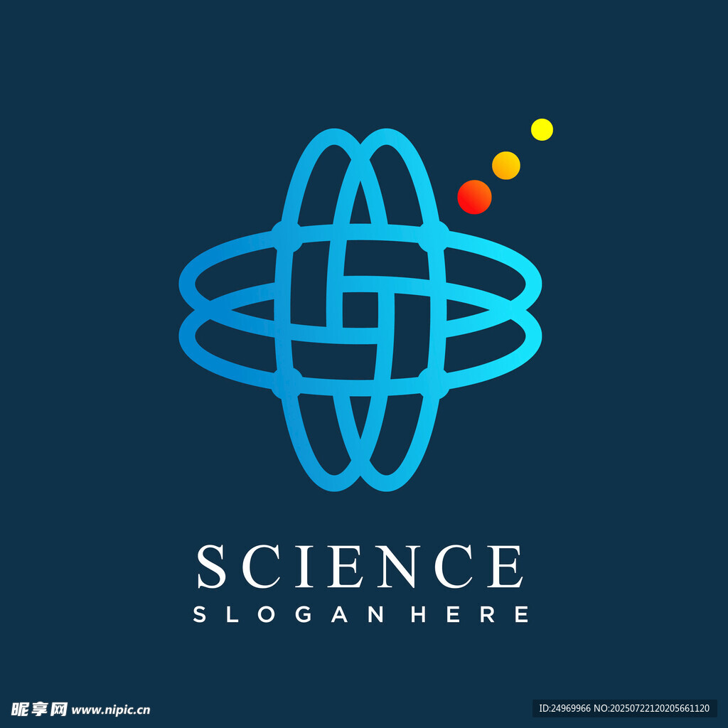 科学球体标志设计