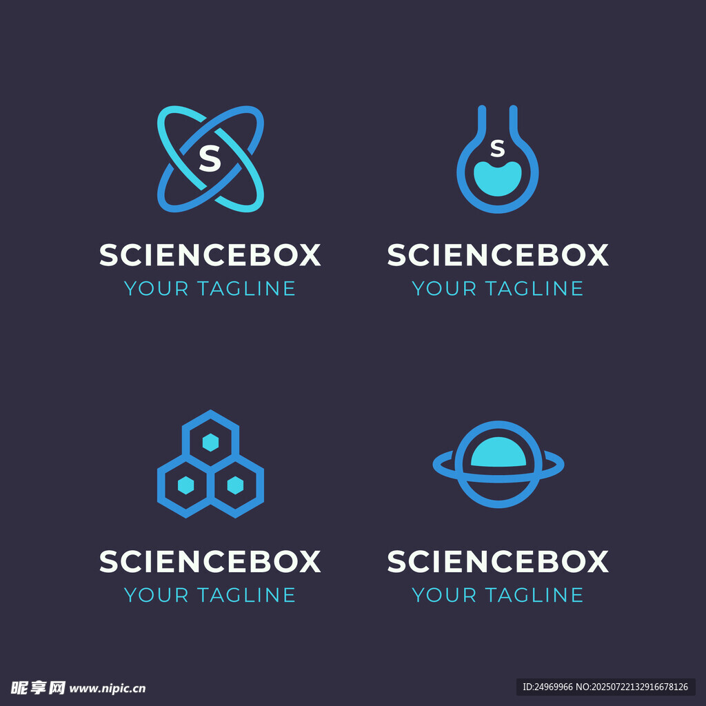 科学主题图标设计