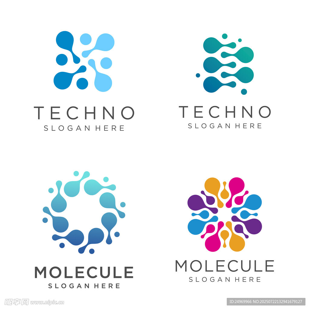 科技分子标志设计集合