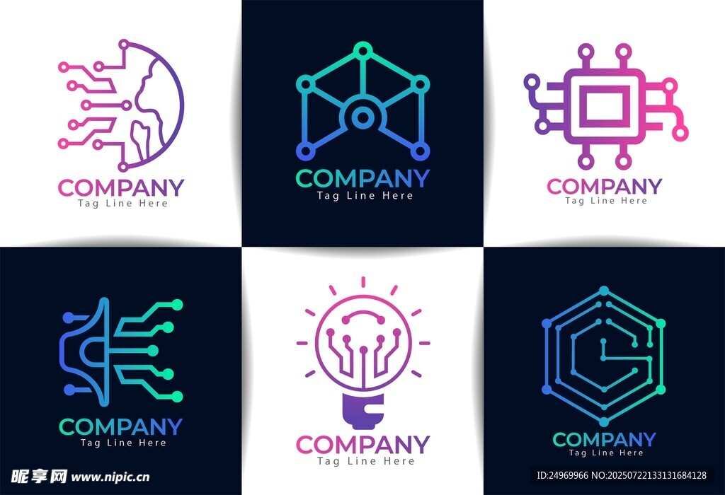 创意科技公司标志设计
