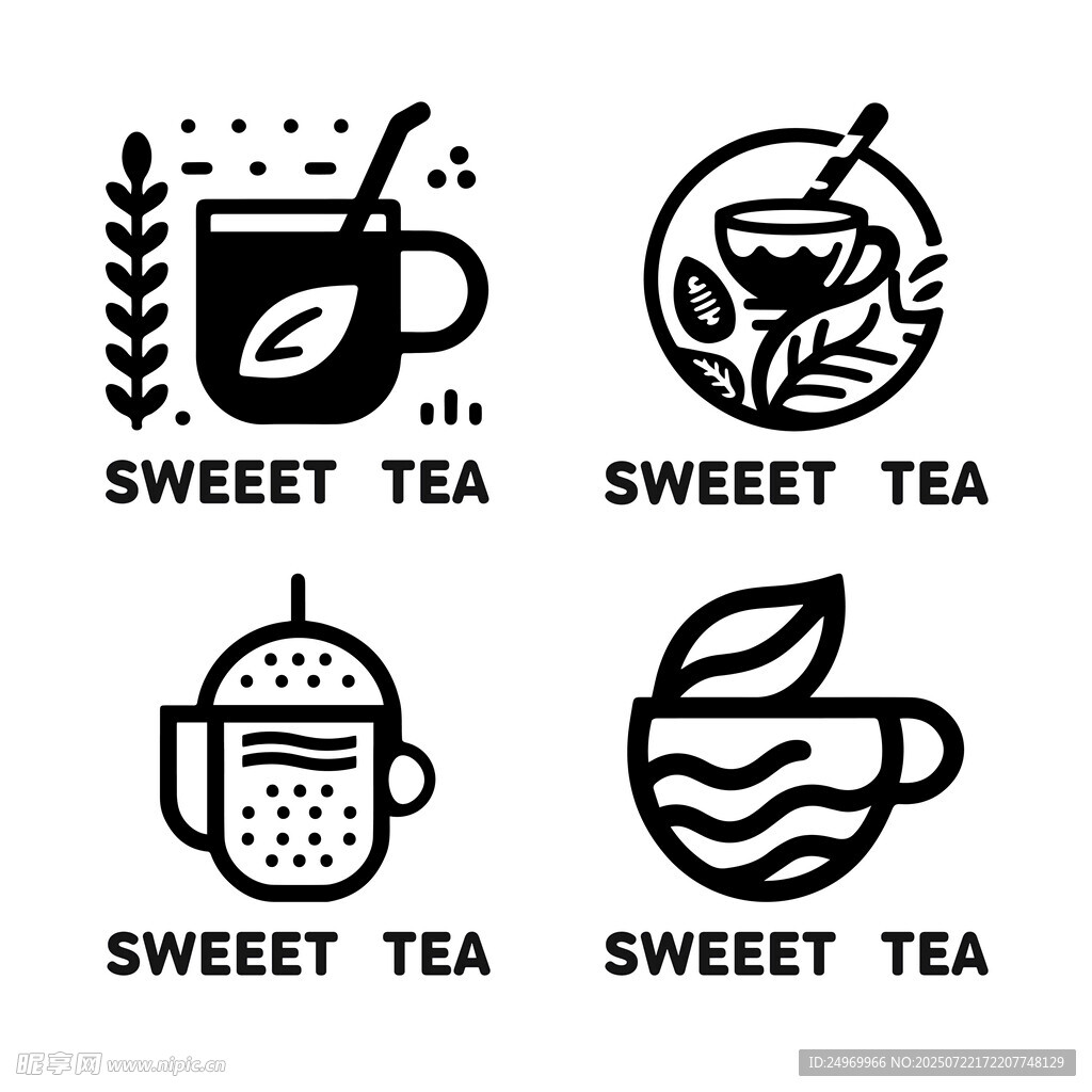 甜茶图标设计集合