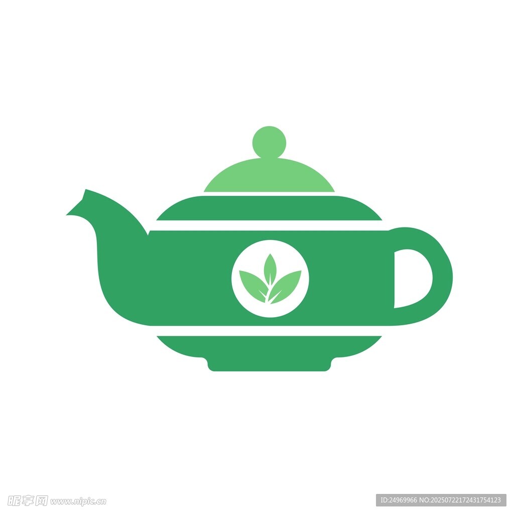 绿色茶壶图标