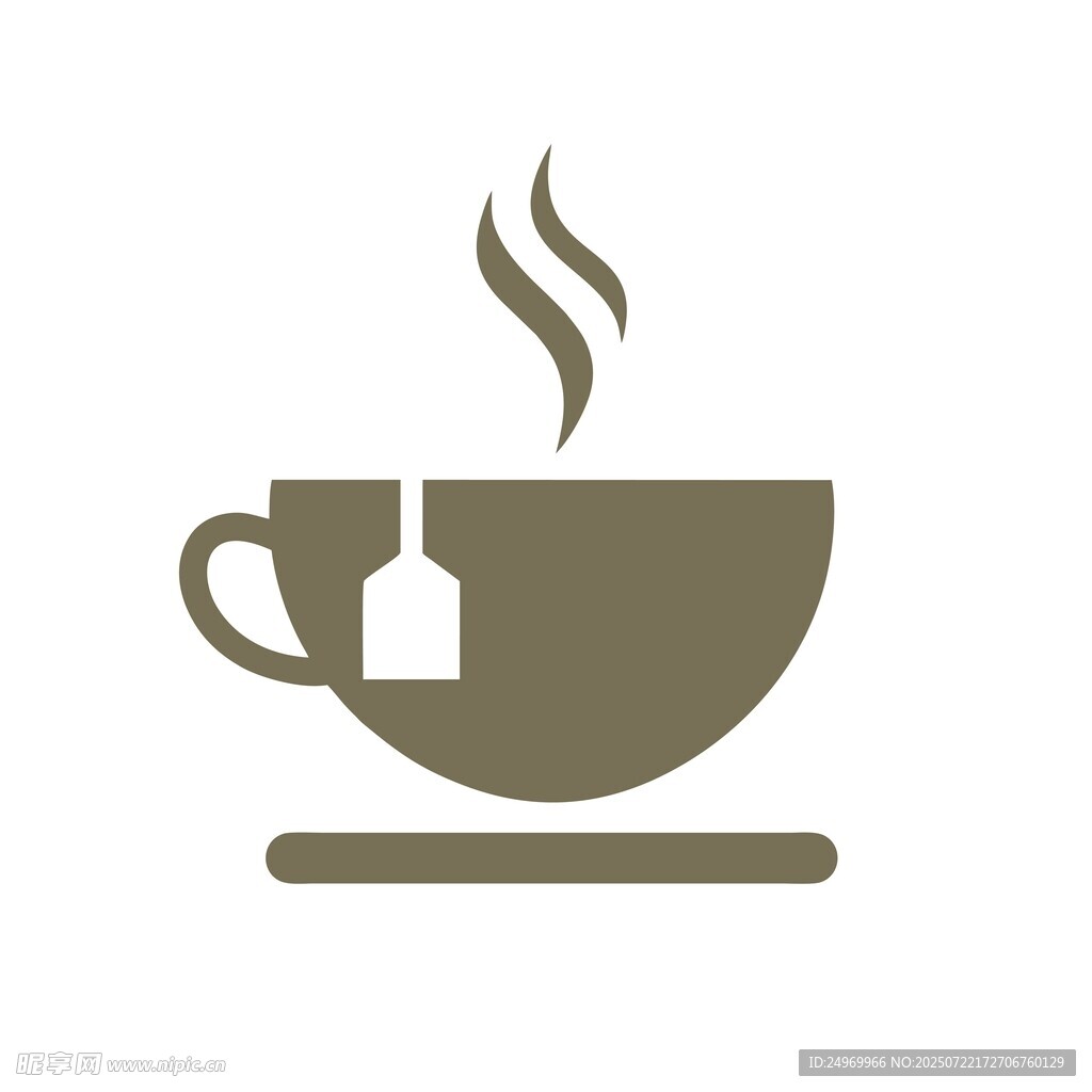 简约茶杯图标