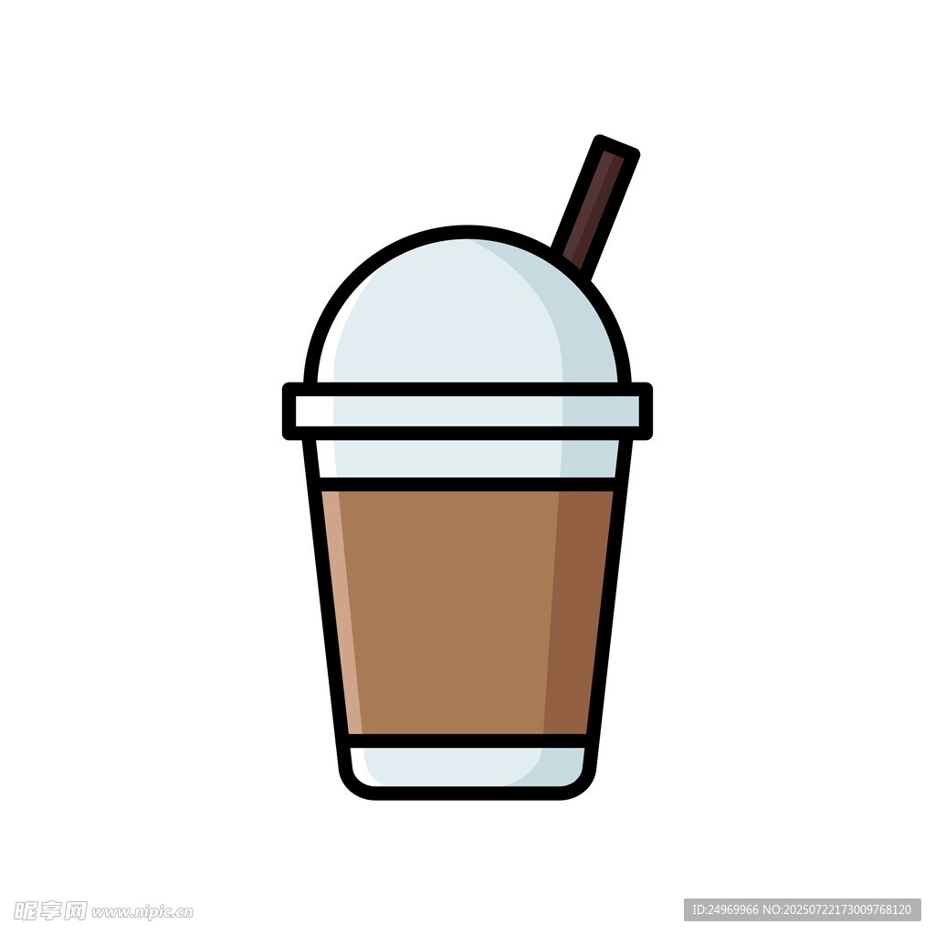 卡通风格咖啡杯插画
