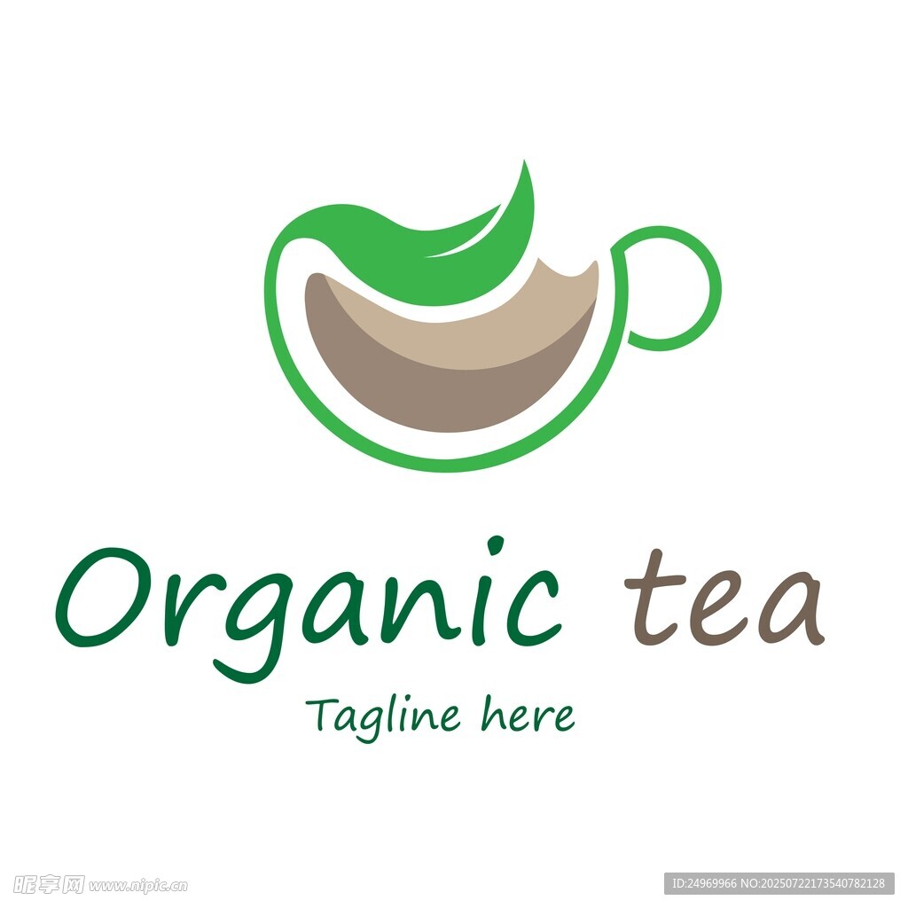 有机茶标志设计