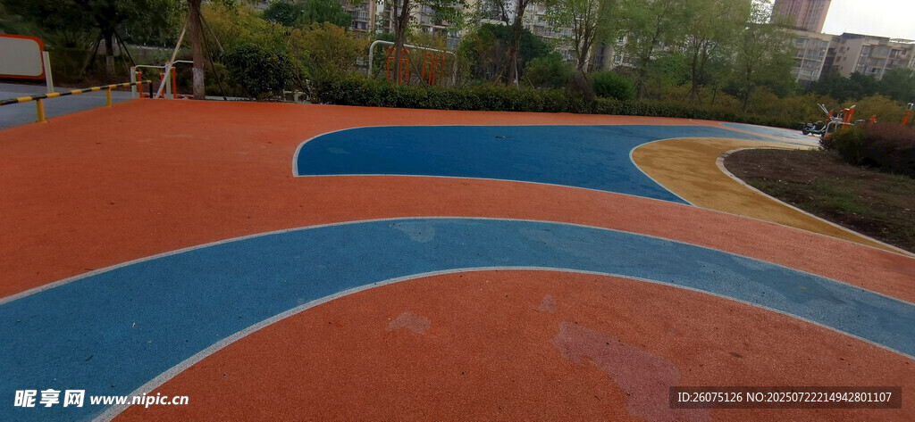 彩色塑胶地面运动场地