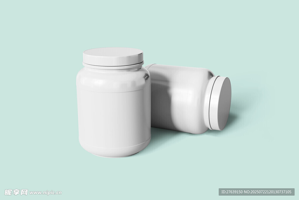 白色药瓶样机