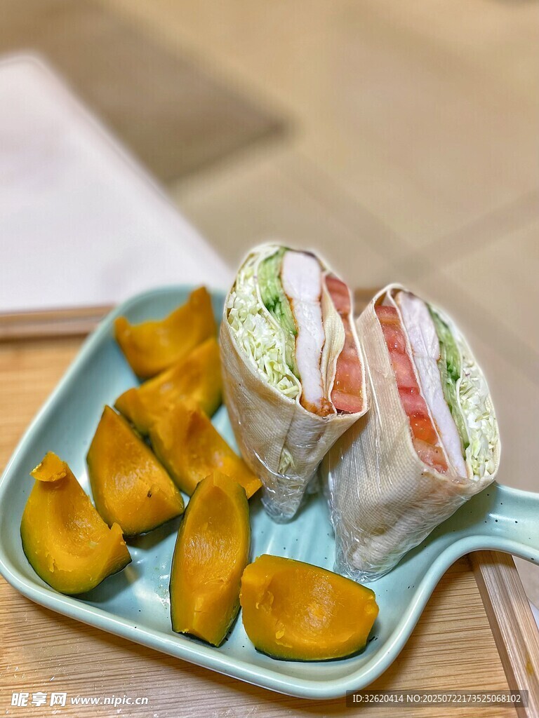 三明治 南瓜块