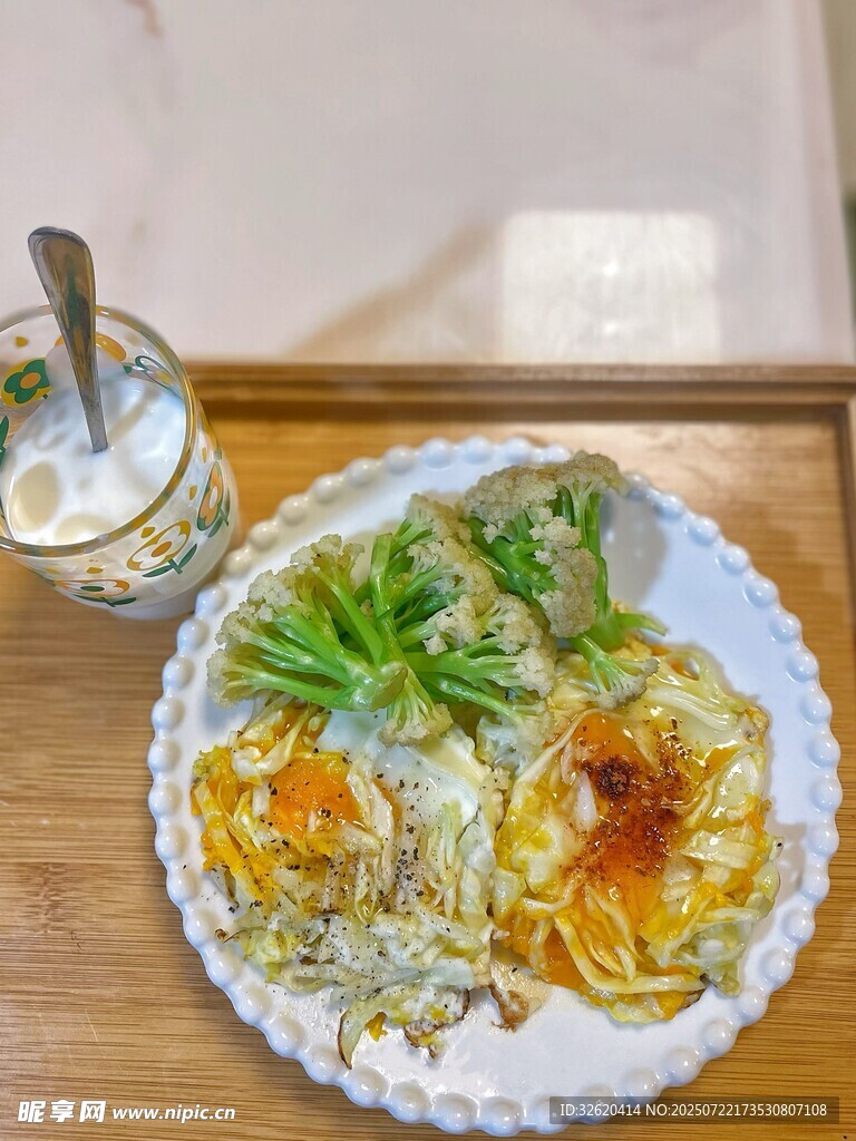 美味早餐摆盘
