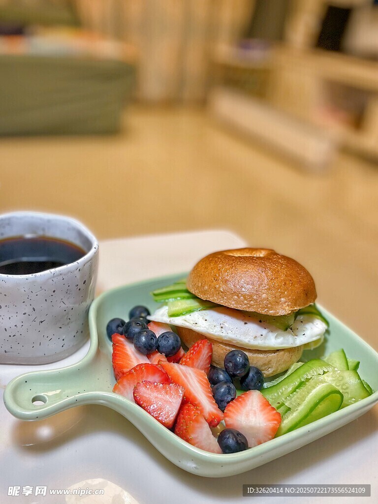 美味早餐拼盘