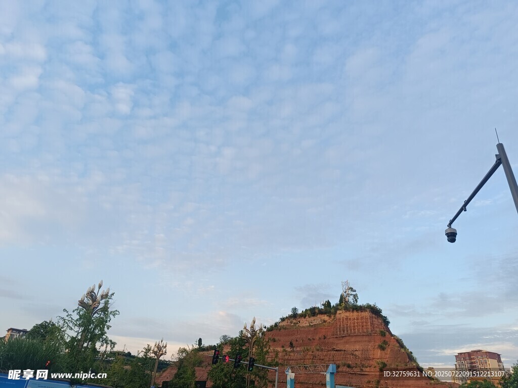 夕阳下的建筑