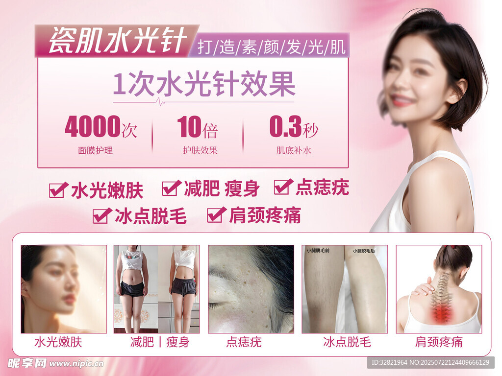 水光针美容效果展示
